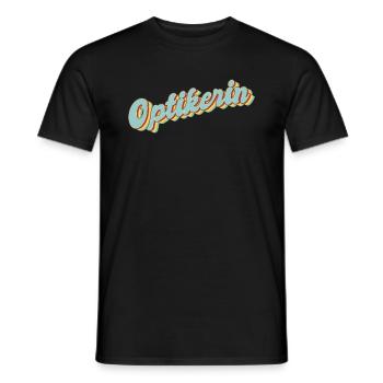 Optiker Abschluss-Geschenk Optikerin - Männer T-Shirt - Schwarz - Vorne - AI Model Male 178 light (178cm)