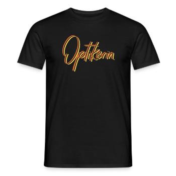 Optiker Abschluss-Geschenk Optikerin - Männer T-Shirt - Schwarz - Vorne - AI Model Male 178 light (178cm)
