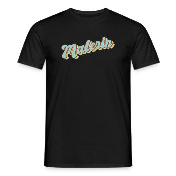 Lackierer-Anstreicher Abschluss-Geschenk Malerin - Männer T-Shirt - Schwarz - Vorne - AI Model Male 178 light (178cm)