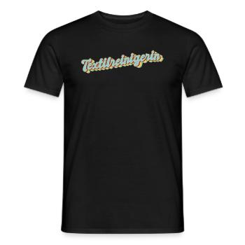 Wäscherei Abschluss-Geschenk Textilreinigerin - Männer T-Shirt - Schwarz - Vorne - AI Model Male 178 light (178cm)