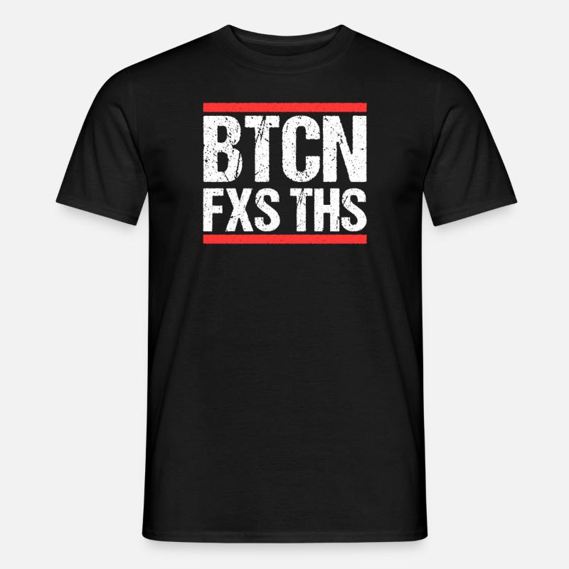 Bitcoin Fixes this - Männer T-Shirt - Schwarz