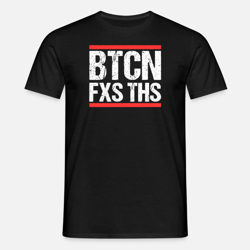 Bitcoin Fixes this - Men's T-Shirt - black