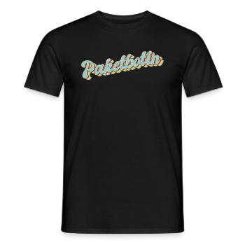 Parcel Driver Graduation Gift Parcel Carrier - Men's T-Shirt - black - Front - AI Model Male 178 light (178cm)