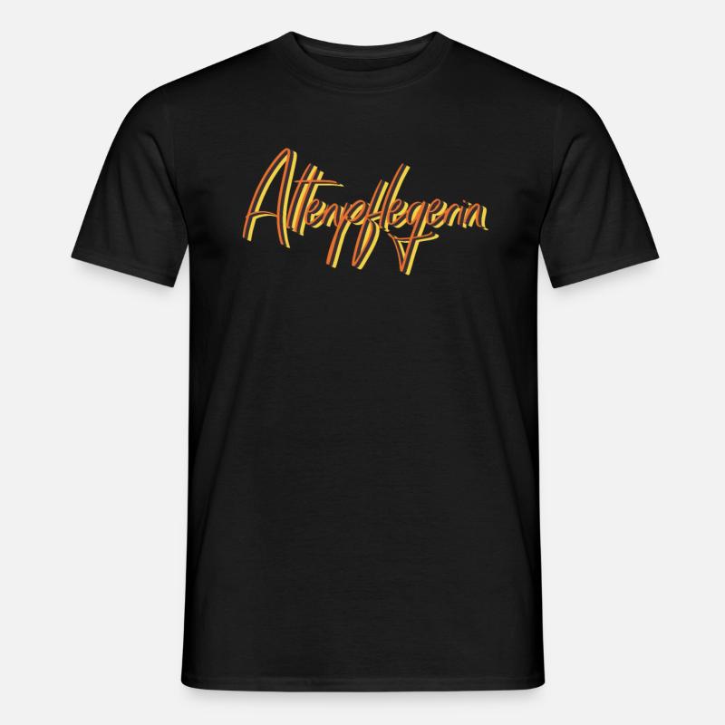 Altenpfleger Abschluss-Geschenk Altenpflegerin - Männer T-Shirt - Schwarz
