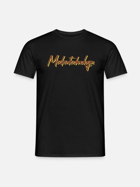 Drucker Abschluss-Geschenk Medientechnologin - Männer T-Shirt - Schwarz