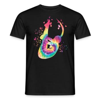 Plongeon, Saut artistique, Plongeon synchronisé - T-shirt homme - noir - Devant - AI Model Male 178 light (178cm)