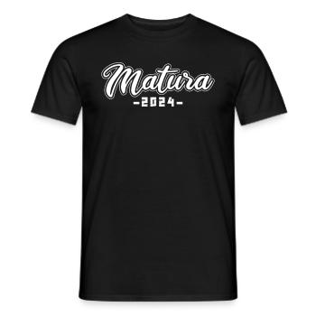 Matura Jeunes Filles Femmes et Hommes Matura 2024 - T-shirt homme - noir - Devant - AI Model Male 178 light (178cm)