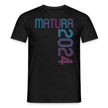 Matura Jeunes Filles Femmes et Hommes Matura 2024 - T-shirt homme - noir - Devant - AI Model Male 178 light (178cm)