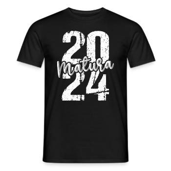 Matura Jeunes Filles Femmes et Hommes Matura 2024 - T-shirt homme - noir - Devant - AI Model Male 178 light (178cm)