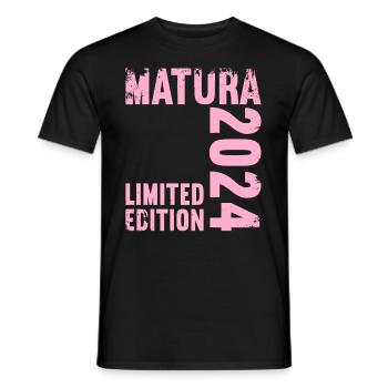 Matura Jeunes Filles Femmes et Hommes Matura 2024 - T-shirt homme - noir - Devant - AI Model Male 178 light (178cm)