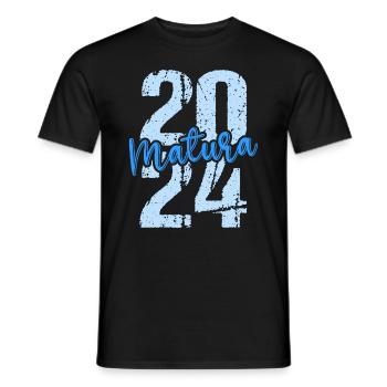 Matura Jeunes Filles Femmes et Hommes Matura 2024 - T-shirt homme - noir - Devant - AI Model Male 178 light (178cm)