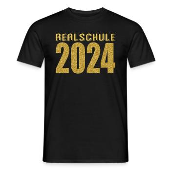 Secondary School Young Girls Secondary School 2024 - Men's T-Shirt - black - Front - AI Model Male 178 light (178cm)