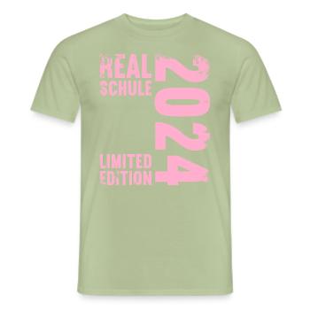 Lycée Jeunes Filles Lycée 2024 - T-shirt homme - vert sauge - Devant - AI Model Male 178 light (178cm)
