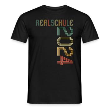 Secondary School Young Girls Secondary School 2024 - Men's T-Shirt - black - Front - AI Model Male 178 light (178cm)