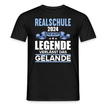 Secondary School Young Girls Secondary School 2024 - Men's T-Shirt - black - Front - AI Model Male 178 light (178cm)