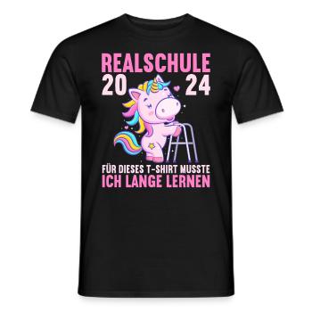 Secondary School Young Girls Secondary School 2024 - Men's T-Shirt - black - Front - AI Model Male 178 light (178cm)