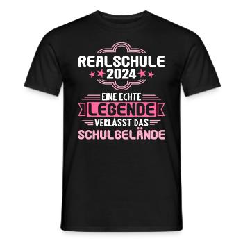 Secondary School Young Girls Secondary School 2024 - Men's T-Shirt - black - Front - AI Model Male 178 light (178cm)