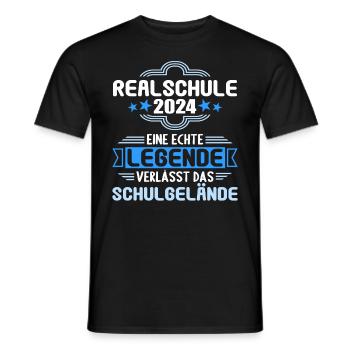 Secondary School Young Girls Secondary School 2024 - Men's T-Shirt - black - Front - AI Model Male 178 light (178cm)