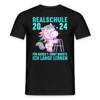 Secondary School Young Girls Secondary School 2024 - Men's T-Shirt - black - Front - AI Model Male 178 light (178cm)