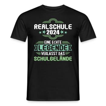 Secondary School Young Girls Secondary School 2024 - Men's T-Shirt - black - Front - AI Model Male 178 light (178cm)