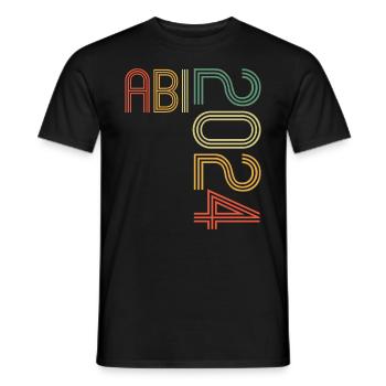 Abitur Junge Mädchen Abi Abitur 2024 - Männer T-Shirt - Schwarz - Vorne - AI Model Male 178 light (178cm)