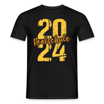 Secondary School Young Girls Secondary School 2024 - Men's T-Shirt - black - Front - AI Model Male 178 light (178cm)