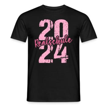 Secondary School Young Girls Secondary School 2024 - Men's T-Shirt - black - Front - AI Model Male 178 light (178cm)