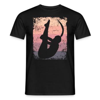 Plongeon, Saut artistique, Plongeon synchronisé - T-shirt homme - noir - Devant - AI Model Male 178 light (178cm)