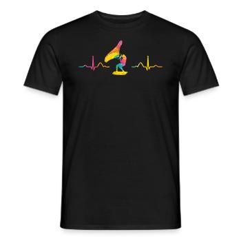 Flügel Surfer Wingsurfing Retro Folie Flügel - Männer T-Shirt - Schwarz - Vorne - AI Model Male 178 light (178cm)