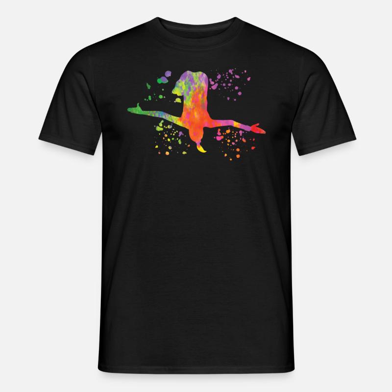 Turmspringen Synchronspringen Kunstspringen - Männer T-Shirt - Schwarz