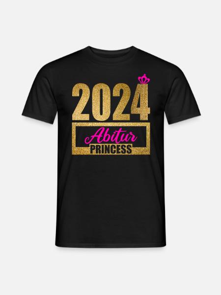 Abitur Junge Mädchen Abi Abitur 2024 - Männer T-Shirt - Schwarz