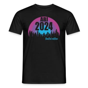 Abitur Junge Mädchen Abi Abitur 2024 - Männer T-Shirt - Schwarz - Vorne - AI Model Male 178 light (178cm)