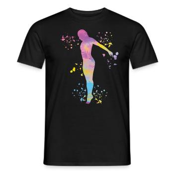 Plongeon, Plongeon synchronisé, Saut artistique - T-shirt homme - noir - Devant - AI Model Male 178 light (178cm)