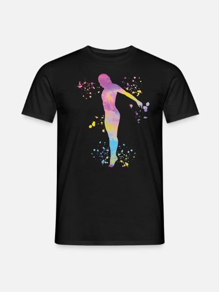 Turmspringen Synchronspringen Kunstspringen - Männer T-Shirt - Schwarz