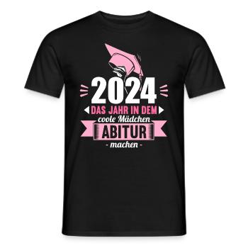 Abitur Jeunes Filles Abi Abitur 2024 - T-shirt homme - noir - Devant - AI Model Male 178 light (178cm)