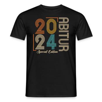 Abitur Junge Mädchen Abi Abitur 2024 - Männer T-Shirt - Schwarz - Vorne - AI Model Male 178 light (178cm)