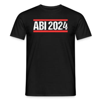 Abitur Junge Mädchen Abi Abitur 2024 - Männer T-Shirt - Schwarz - Vorne - AI Model Male 178 light (178cm)