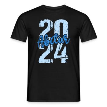 Abitur Junge Mädchen Abi Abitur 2024 - Männer T-Shirt - Schwarz - Vorne - AI Model Male 178 light (178cm)