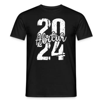 Abitur Junge Mädchen Abi Abitur 2024 - Männer T-Shirt - Schwarz - Vorne - AI Model Male 178 light (178cm)