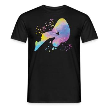 Plongeon, Plongeon synchronisé, Saut artistique - T-shirt homme - noir - Devant - AI Model Male 178 light (178cm)