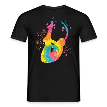 Plongeon, Saut artistique, Plongeon synchronisé - T-shirt homme - noir - Devant - AI Model Male 178 light (178cm)