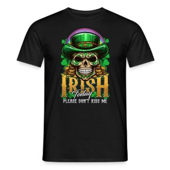 St. Patrick's Day Irisch heute - Männer T-Shirt - Schwarz - Vorne - AI Model Male 178 light (178cm)