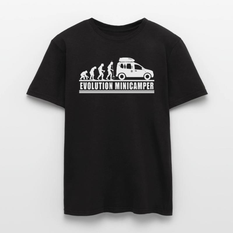 Evolution Minicamper Camping-Camper Microcamper Männer T-Shirt