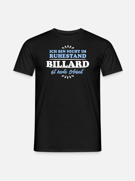 Retirement Pensioner Pensioner Billiards - Men's T-Shirt - black