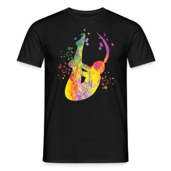 Synchronized Water Diver High Diver - Men's T-Shirt - black - Front - AI Model Male 178 light (178cm)