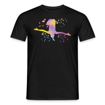 Synchronized Water Diver High Diver - Men's T-Shirt - black - Front - AI Model Male 178 light (178cm)
