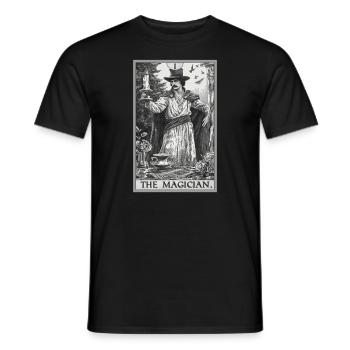 Tarotkarte The Magician Der Magier - Männer T-Shirt - Schwarz - Vorne - AI Model Male 178 light (178cm)