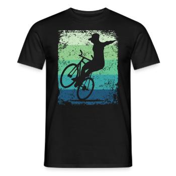 Artistic Cycling Artistic Cyclist - Men's T-Shirt - black - Front - AI Model Male 178 light (178cm)