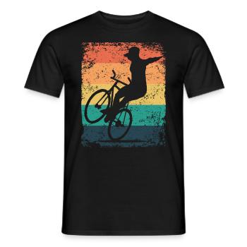 Artistic Cycling Artistic Cyclist - Men's T-Shirt - black - Front - AI Model Male 178 light (178cm)