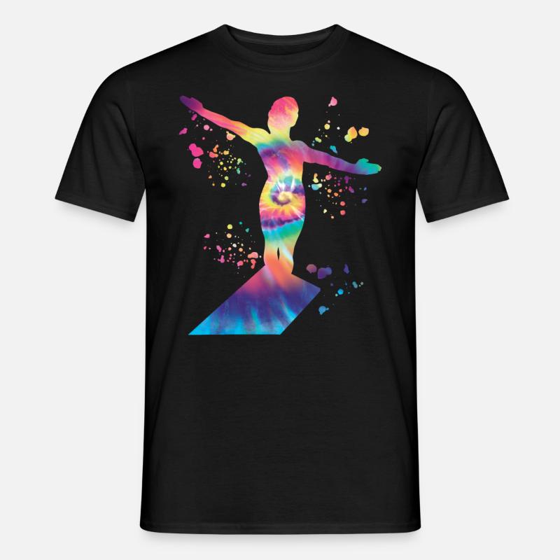 Turmspringen Synchronspringen Kunstspringen - Männer T-Shirt - Schwarz